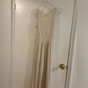 Cream Jumpsuit